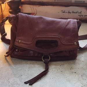 Lucky brand Abbey Road brown leather crossbody bag